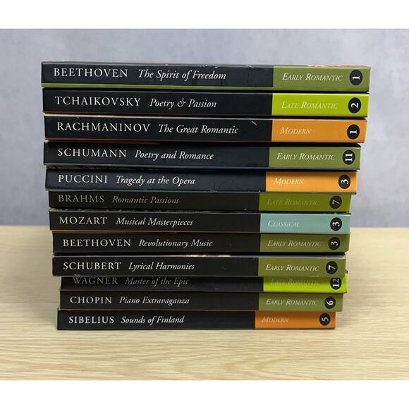 The Classic Composers Classical Series 12 CDs With Booklets Mint Condition - Picture 1 of 8
